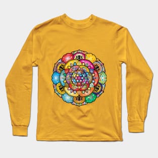 The best colorful mandala ever ! Long Sleeve T-Shirt